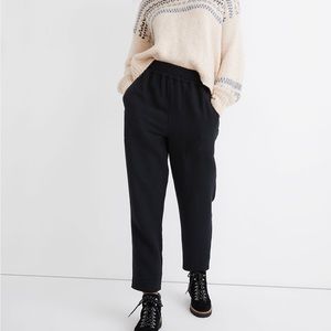 Madewell NWT Waffle Back Pull-On High Rise Tapered Pants